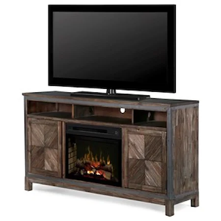 Wyatt Media Mantel Fireplace